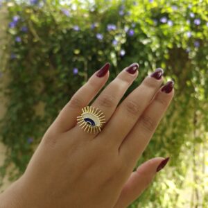 Evil eye ring