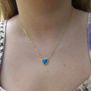 Turquoise heart necklace
