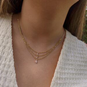 three in one necklace